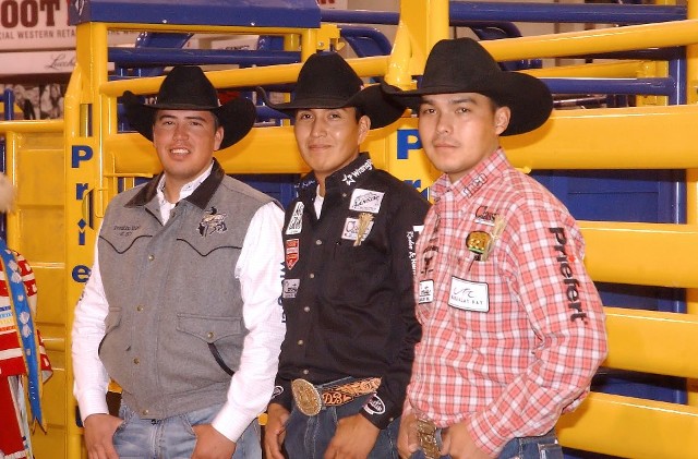 Native American Cowboys at the NFR Dustin, Derrick, Erich